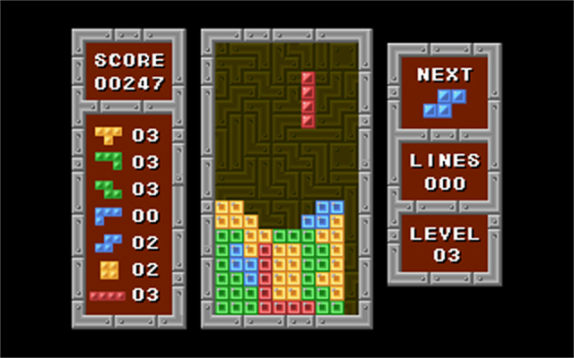 tetris full screen really bored